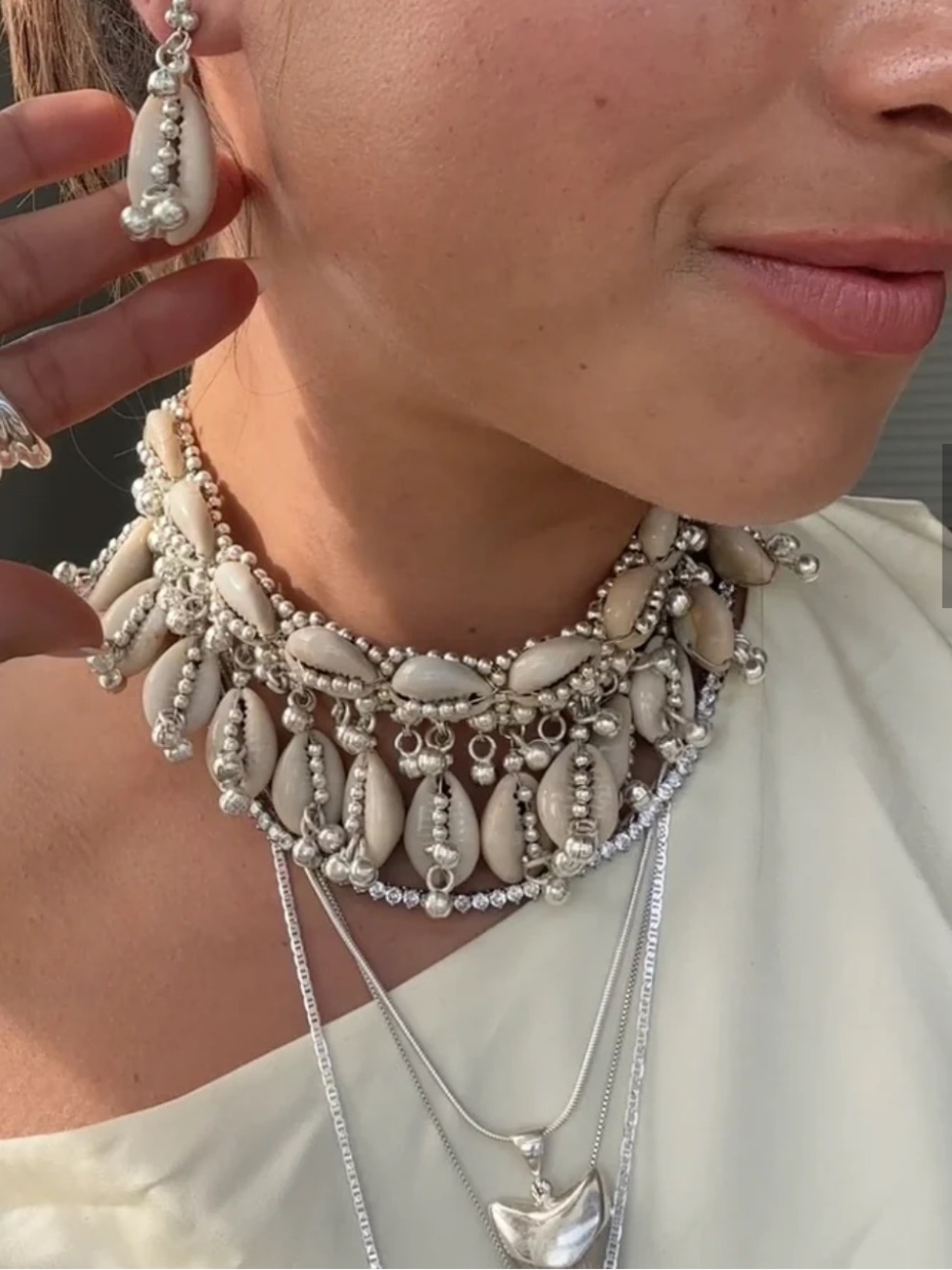 Child of Wild Cowrie Choker